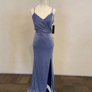 BLUE FORMAL/PROM DRESS - NWT - LARGE 10/12